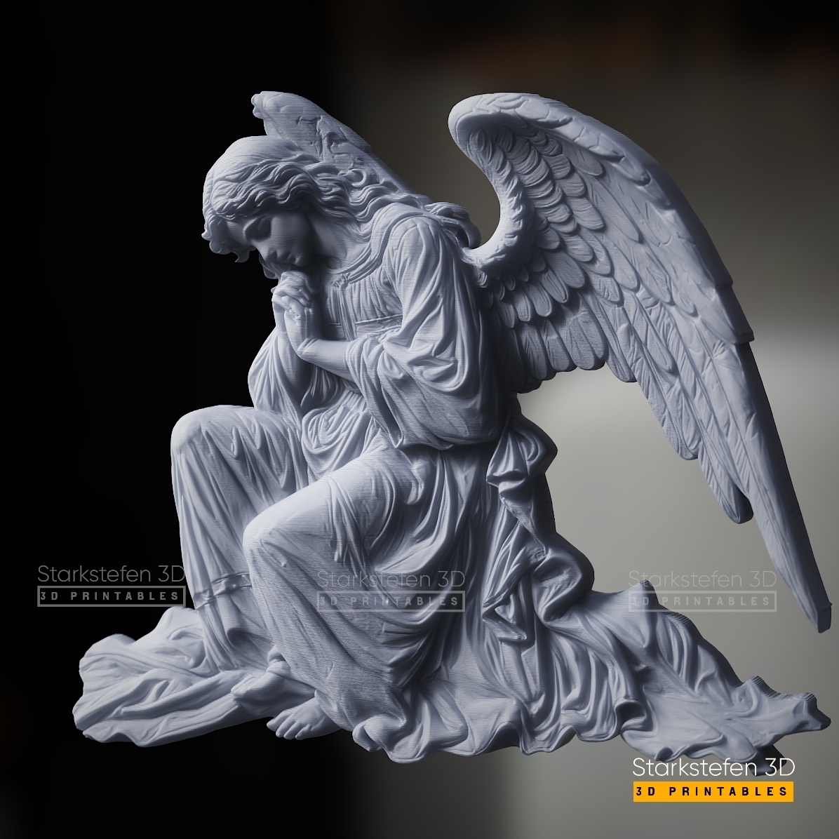 Add a touch of serenity and elegance to your projects with this beautifully detailed Praying Angel 3D Bas-Relief design. This digital STL file is meticulously crafted, making it perfect for both 3D printing and CNC machining. The graceful angel, depicted in a prayerful pose, is ideal for religious-themed decor, gifts, or as an inspiring centerpiece for any project.