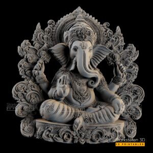 Vinayagar Relief 3D stl - Image 4