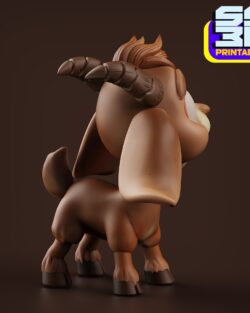 Cute Small Goat 3D Printable STL Model