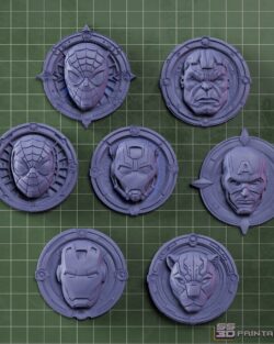 Super Hero Badge Collection stl