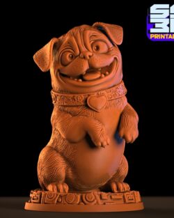 Pug Dog 3D Printable STL File