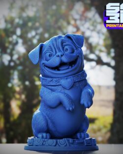 Pug Dog 3D Printable STL File