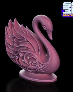 Elegant Swan 3D Printable Decor