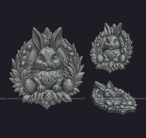 Easter Bunny Decor 3D STL - Image 4