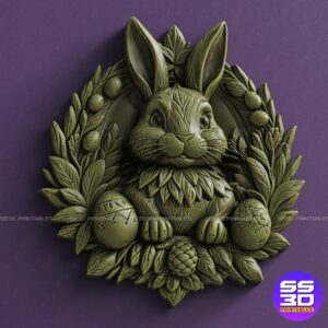 Easter Bunny Decor 3D STL - Image 5