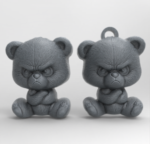 Angry Bear 3D Model - STL File for 3D Printing & CNC Engraving - Image 2