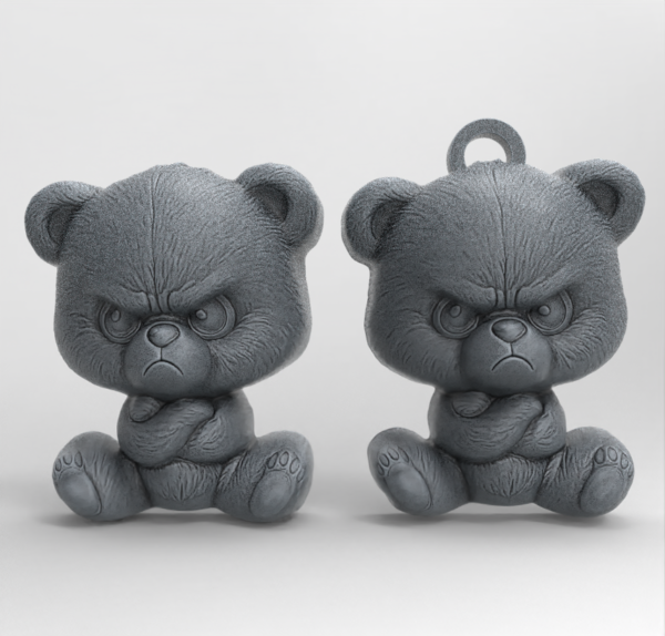 Angry Bear 3D Model - STL File for 3D Printing & CNC Engraving - Image 2