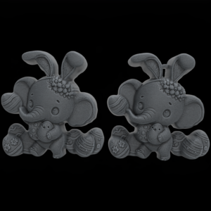 Easter Elephant 3D Model – STL File for 3D Printing & CNC Engraving