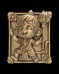 cute hanuman 3dmodel cnc carvings