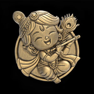 Baby Krishna 3D Model – STL File for 3D Printing & CNC Carving