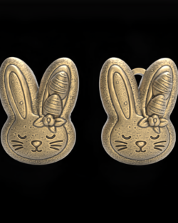 Bunny Easter Head Decor – 3D Printable Design