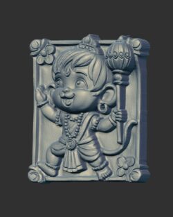 cute hanuman 3dmodel cnc carvings
