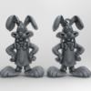 Goofy Bunny Easter Decor STL File for 3D Printing & CNC Engraving - Image 2