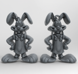 Goofy Bunny Easter Decor STL File for 3D Printing & CNC Engraving - Image 2