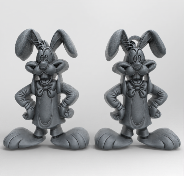 Goofy Bunny Easter Decor STL File for 3D Printing & CNC Engraving - Image 2