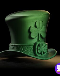 Leprechaun Cap for St. Patrick’s Day – 3D Print Ready (STL File)