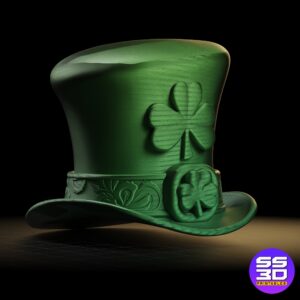 Leprechaun Cap for St. Patrick’s Day – 3D Print Ready (STL File)