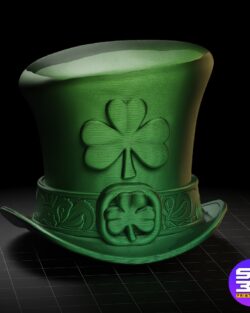 Leprechaun Cap for St. Patrick’s Day – 3D Print Ready (STL File)