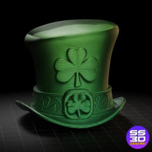 Leprechaun Cap for St. Patrick’s Day – 3D Print Ready (STL File)