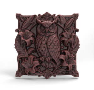 Owl Bas-Relief 3D Model for CNC Carving and 3D Printing - Image 2