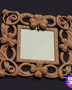 Shamrock St. Patrick’s Day Custom Photo Frame – 3D Printable STL