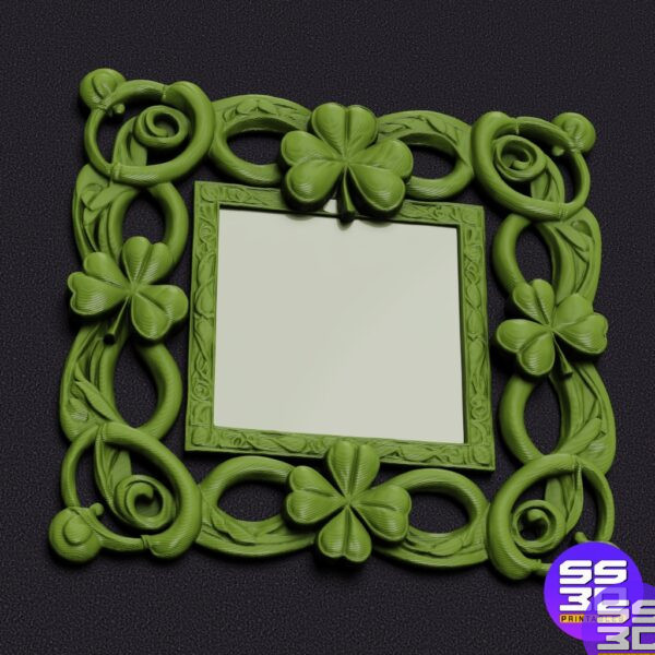 Shamrock St. Patrick’s Day Custom Photo Frame – 3D Printable STL - Image 5