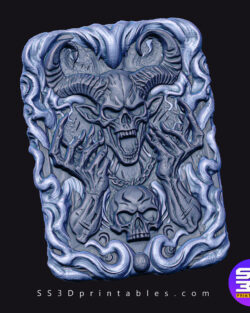 Mintaur skull Relief 3dprintable