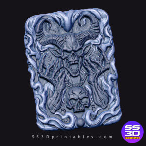 Mintaur skull Relief 3dprintable