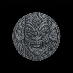 tiki mask wall decor 2