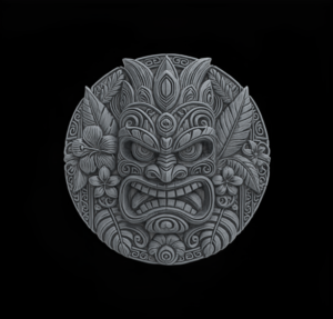 tiki mask wall decor - Image 2