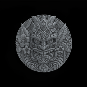 tiki mask wall decor