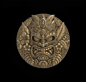 tiki mask wall decor