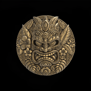 tiki mask wall decor