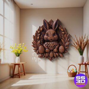 Easter Bunny Decor 3D STL - Image 3