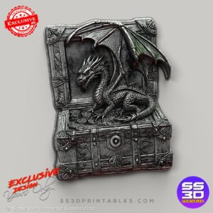Dragon Secret Treasure Art – Exclusive STL