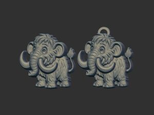 cartoon elephant cnc model - Image 2