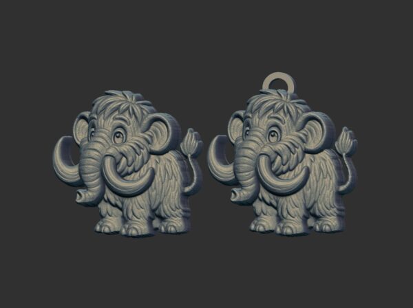 cartoon elephant cnc model - Image 2