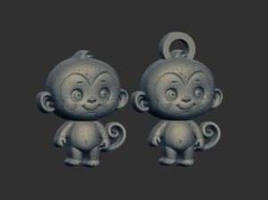 cartoon monkey cnc model - Image 2