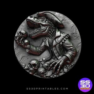T-Rex Pirate Skull Series stl - Image 3