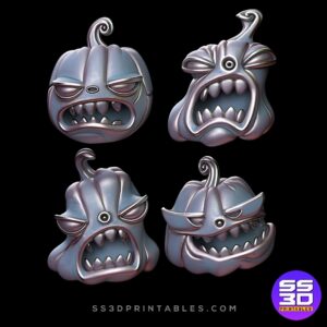 Halloween pumkin collection 3dmodel for 3d print - Image 6