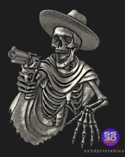 cowboy skeleton stl