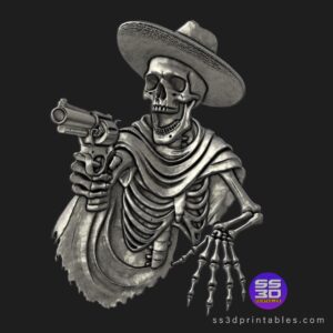 cowboy skeleton stl