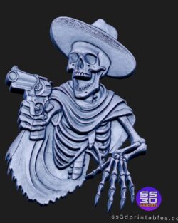 cowboy skeleton stl