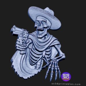 cowboy skeleton stl