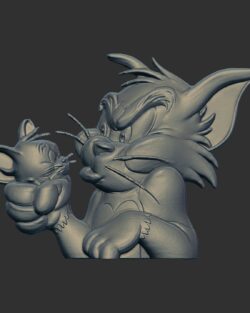 Tom and Jerry 3D Model for 3D Printing