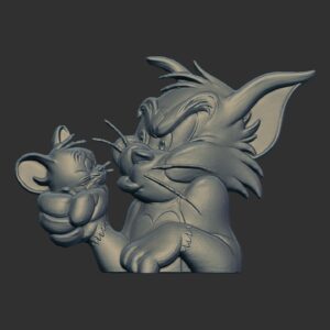 Tom and Jerry 3D Model for 3D Printing