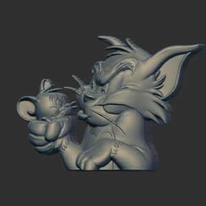 Tom and Jerry 3D Model for 3D Printing