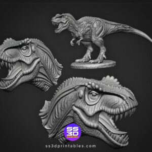 T-Rex 3D model -Roaring Predator