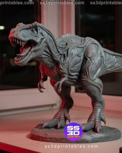 T-Rex 3D model -Roaring Predator