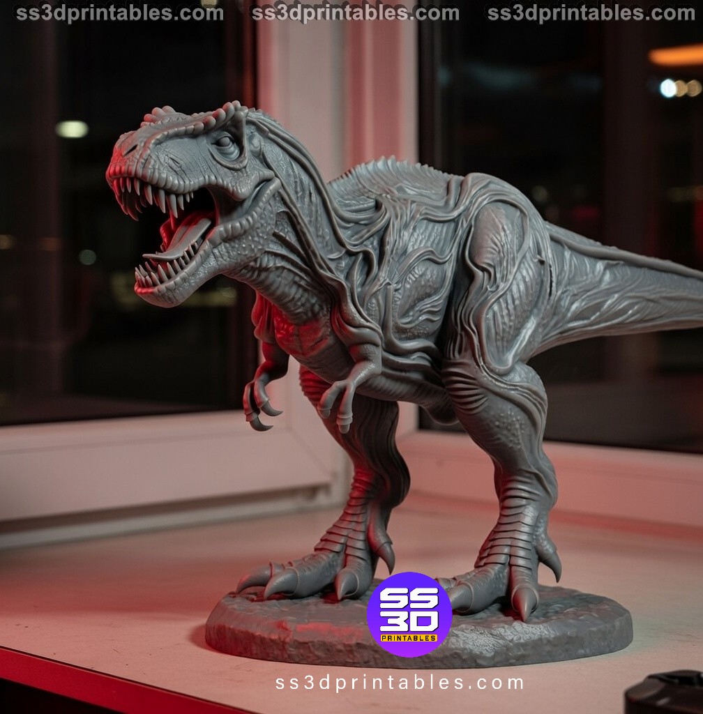 T-Rex 3D model -Roaring Predator - Image 2